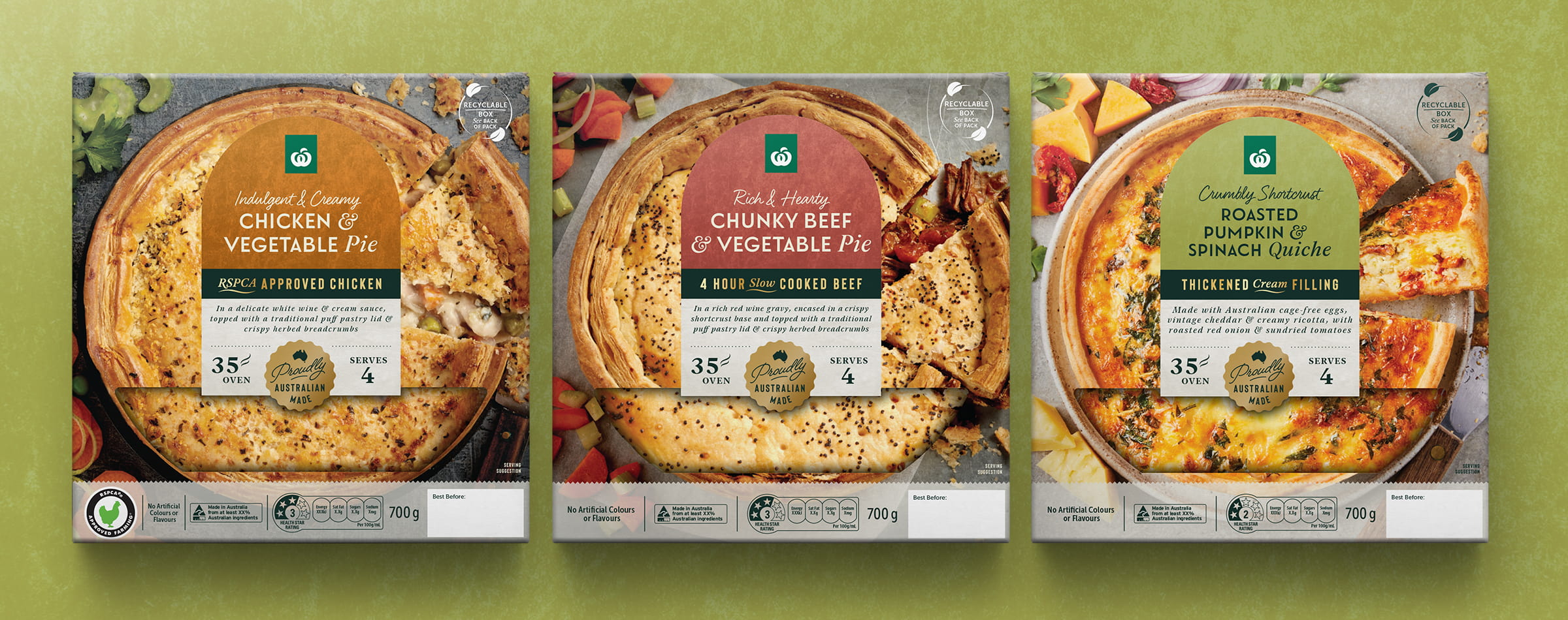 woolworths-food-range-bakery-pies-quiches-photography-premium-elevated-delicious-brand-and-packaging-redesign-boxer-and-co-studio